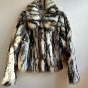 Donna Salyers Fabulous Furs Faux Jacket